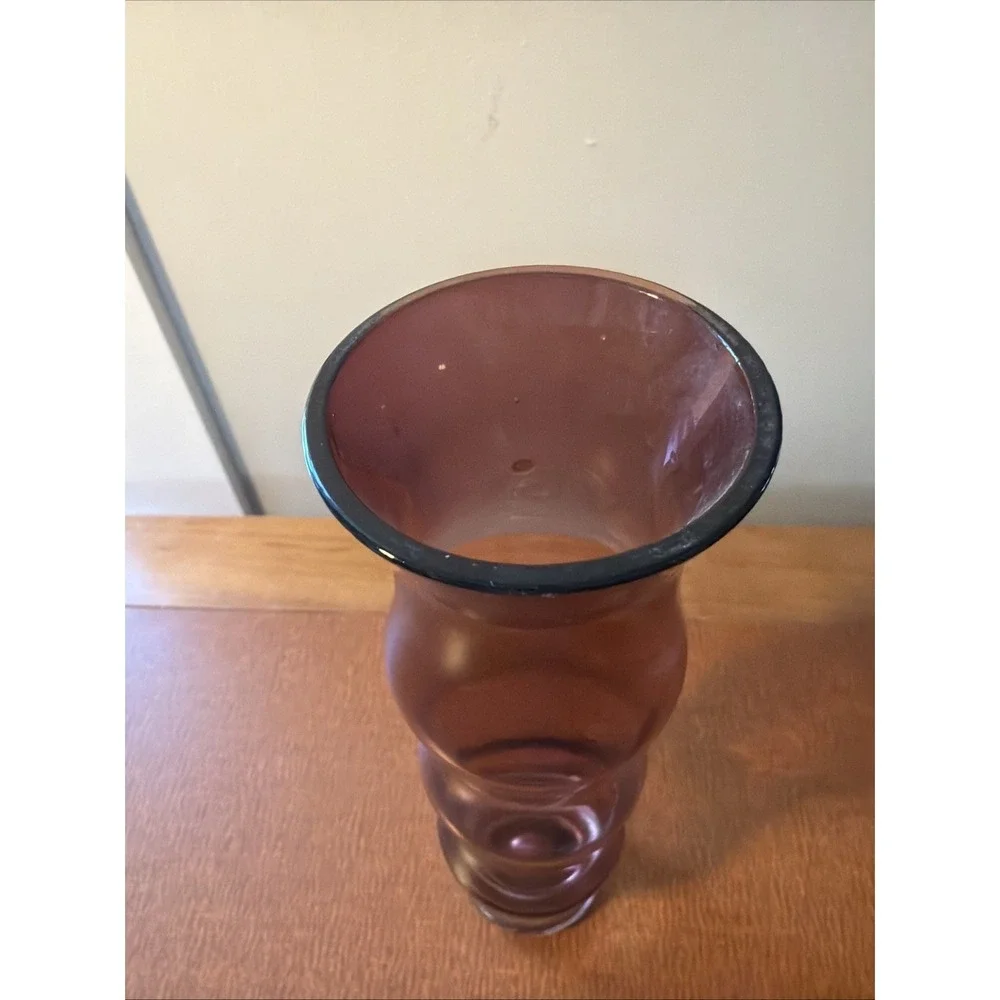 Vintage Mid Century Modern Aseda Sweden Glass Vase